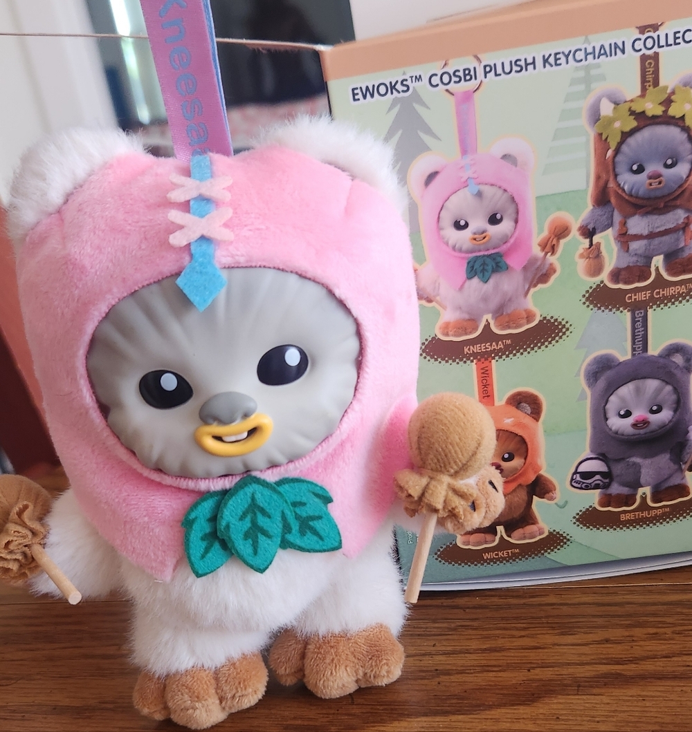 Ewoks Cosbi Mystery Plush Keychain Collection Blind Box by Hot Toys – Star Wars